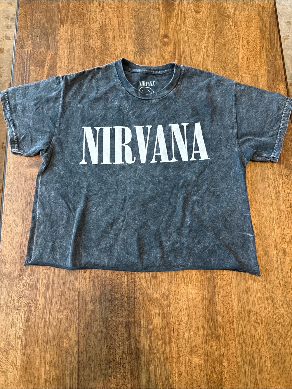 Nirvana In Utero Cropped Tee Size M